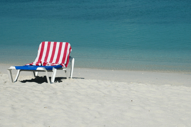 Joe Dobrow photo of a beach chair in Aruba
