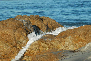 Joe Dobrow photo of sea foam near Monterey, California