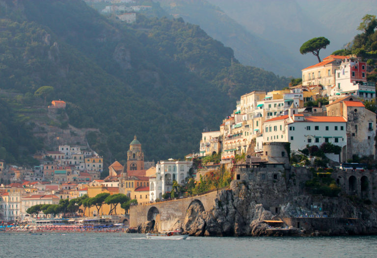 Joe Dobrow photo of the town of Amalfi, Italy