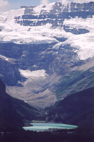 Joe Dobrow photo of Lake Louise and glaciers